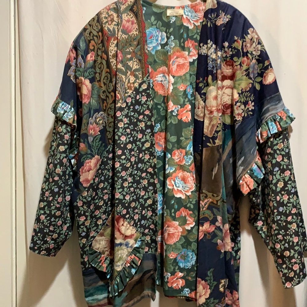 VINTAGE COTTAGE CORE ORIGINAL DESIGN JACKET SZL/XL HANDMADE POLISHED COTTON